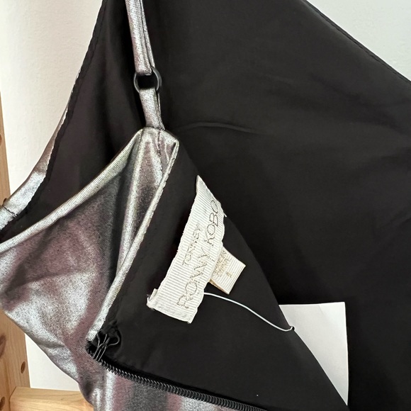 Torn by Ronny Kobo Strappy Dress Metallic Silver ( L ) - Picture 9 of 12